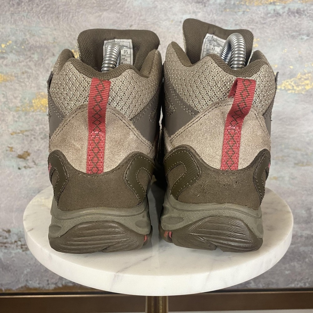 Merrell Falcon Hiking Boots Womens Size 7 Brown Suede Select Dry Ankle Lace Up - Picture 4 of 11